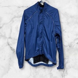 REI Royal Blue nylon Outdoor Jacket windbreaker men’s size medium